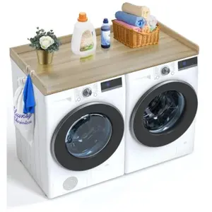 Comptoir pour Lave-linge et Sèche-linge-VEVOR-Surface de Comptoir en B... pas cher