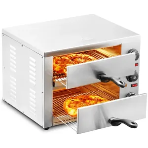 Four à Pizza de Comptoir-VEVOR-1700 W-Plateau à Miettes Facile à Netto... pas cher