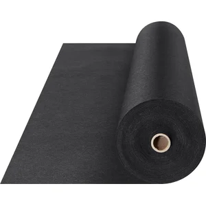 VEVOR Tuinvlies Onkruidvlies -Niet-geweven Stof- 1,8 x 30,5m- 271g/m2 Pp Opritdrainagedoek - Voor Opritstabilisatie, Tuinbouw, Landbouw En Drainage - ZwartVendu parbol