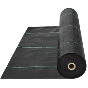 Toile de Paillage - VEVOR - Toile Anti-Mauvaises Herbes Anti-Mauvaises Herbes Géotextile Tissé PP 1,5x76,2m 170gVendu parbol