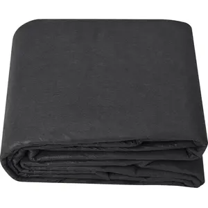VEVOR Tuinvlies Onkruidvlies -Niet-geweven Stof- 3,0 x 30,5 m- 271 g/m2 Pp Opritdrainagedoek - Voor Opritstabilisatie, Tuinbouw, Landbouw En Drainage - ZwartVendu parbol