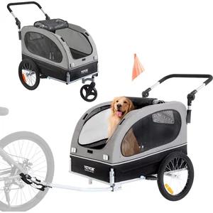 VEVOR Remorque de vélo pour chien, supporte jusqu'à 40 kg, chariot de ...Vendu parcdiscount