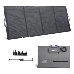 VEVOR Opvouwbaar Zonnepaneel 400w, Draagbare Zonneoplader met 24% Hoog...