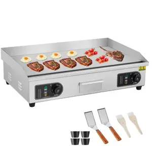 Plancha Électrique Commerciale-VEVOR-725x400 mm-4400 W Gril de Table-T... pas cher
