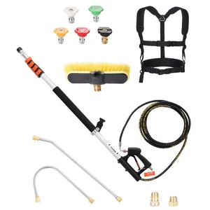 Lance Télescopique pour Nettoyeur Haute Pression-VEVOR-5437 mm-4000 ps... pas cher
