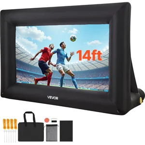 Écran de Projection Gonflable Diagonale de 427 cm-VEVOR-Format 16:9-av... pas cher