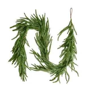 VEVOR Kerstkrans 1524mm Norfolk Dennenspar Garland Kerstdecoratie pas cher