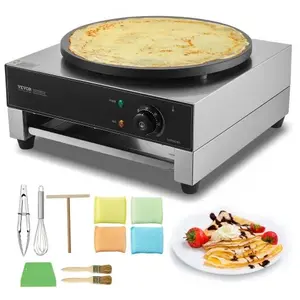 VEVOR 43,5 x 45,5 x 22,5 cm Elektrische Crêpes Maker , Commerciële Crê... pas cher
