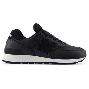 NEW BALANCE Femme 574 Sneaker, 37.5 EU, Black 001, 37.5 EU