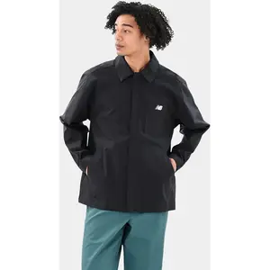 New Balance Coaches Twill Jacket Black Size: S | Light Jackets Outlet | Heren | Zwart pas cher