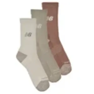 Sportsokken New Balance ACTIVE CUSHION CREW SOCKS 3 PACKES Brown pas cher