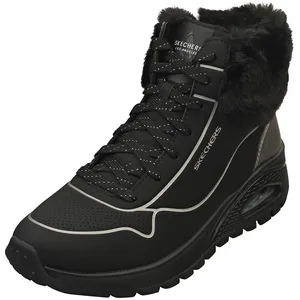 Comparateur de prix : Skechers dames UNO RUGGED FALL SHIMMER sneaker winterlaarzen 167993 BKPW zwart