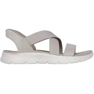 Skechers, Femmes, Sandales, Go Walk Flex Sandal - Glimmer - Wandersandalen - Damen, Beige, (41)