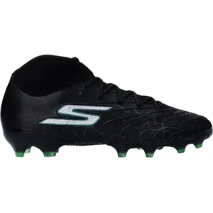 Skechers skx 01 1.5 high elite fg in de kleur zwart/zilver.
