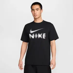 Nike nike hyverse dri-fit uv t-shirt in de kleur zwart.