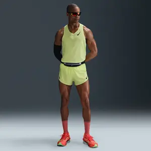 Short avec sous-short intégré Nike Dri-FIT ADV AeroSwift Jaune L pas cher