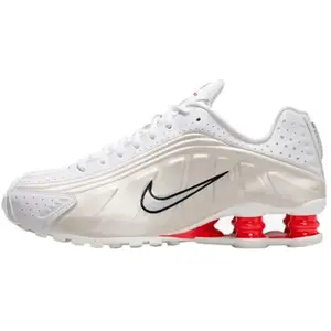 Nike Shox R4 Women's - White, White 41 pas cher