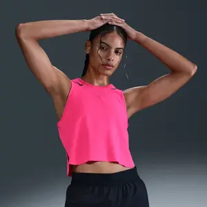 Débardeur court femme Nike AeroSwift Rose XL