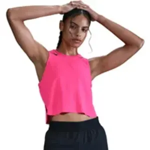 Débardeur court femme Nike AeroSwift Rose 2XS