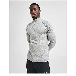 Nike Haut à fermeture éclair 1/4 Stride - Grey, Grey L pas cher
