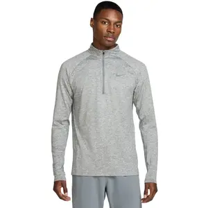 Nike Haut à fermeture éclair 1/4 Stride - Grey, Grey S pas cher