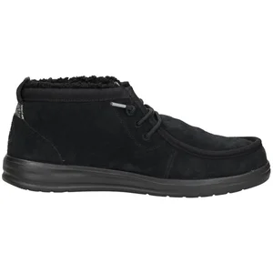 Moccassin Montante à Lacets Hey Dude Wally Mid Gripr Warmth - Noir/Noi... pas cher