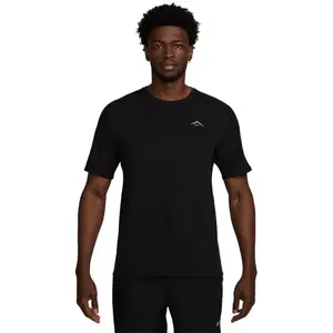 Nike Trail T-Shirt - Black, Black L pas cher