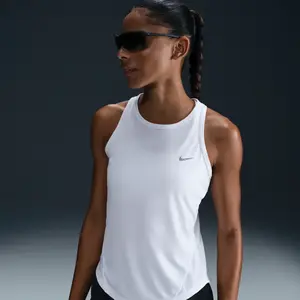 Nike Tempo Dri-fit Dames Tank Top Hv3809-100 - Kleur Wit-multicolour - Maat S