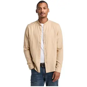 Timberland Chemise à Manches Longues Mill Brook Linen Korean Collar pas cher
