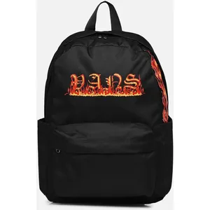 Sac à dos Vans Old Skool Grom Noir Flammes - color:Black talla:18 l - Black Color : Black Talla : 18 l pas cher
