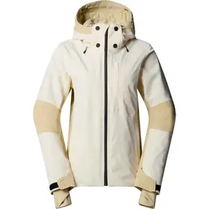 The North Face Lenado Wintersportjas Dames White Dune/Gravel S pas cher