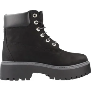 Timberland 6" Stone Street Femme - Black, Black 38.5 pas cher