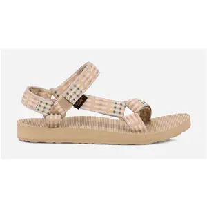 Teva Women Original Universal Modern Check Taupe-Schoenmaat 38 (UK 5) pas cher
