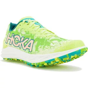 Chaussures d'athlétisme Hoka Crescendo XC Vert 40 2/3 pas cher