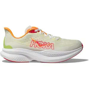 Chaussures de running femme Hoka Mach 6 Wide Blanc 38 2/3 Large pas cher