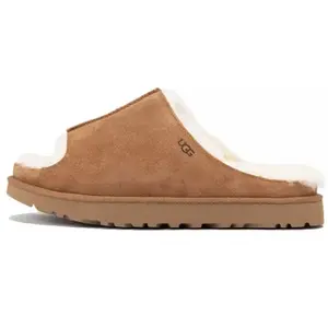 UGG Claquettes Greenport Femme - Marron, Marron 36 pas cher