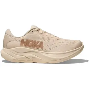 Chaussure de Course - HOKA - Rincon 4 - Femme - Beige - Lacets - Plat pas cher