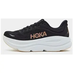HOKA Bondi 9 Baskets pour femme, Noir rose doré, 37.5 EU pas cher