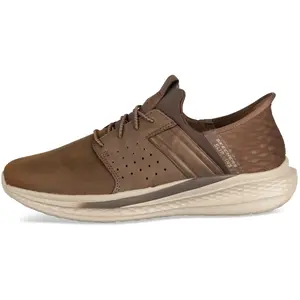 Skechers Slade - Zachary Heren Instappers - Kastanjebruin - Maat 43