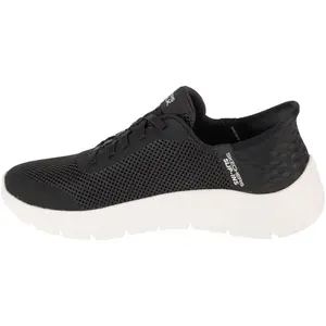 Skechers Chaussures à enfiler GO Walk Flex Grand Entry pour femme, noir/blanc, 40.5 EU pas cher