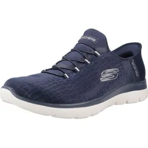 Skechers Baskets Summits Classy Night pour femme, bleu marine, 36 EU