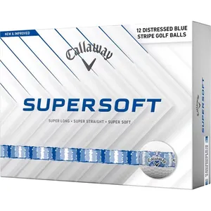 Boite de 12 Balles de Golf Callaway Supersoft StripeVendu parcdiscount