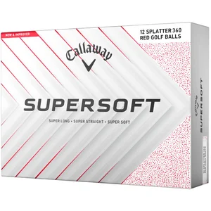Callaway SuperSoft Splatter 360 Red 2025 Golfballen - Wit RoodVendu parbol