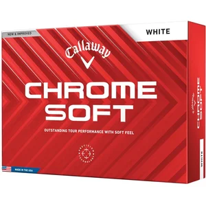Boite de 12 Balles de Golf Callaway Chrome Soft Blanche NewVendu parbol