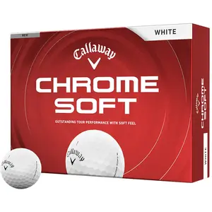 Callaway Chrome Soft Golfballen 2026 - Wit - 12 Stuks