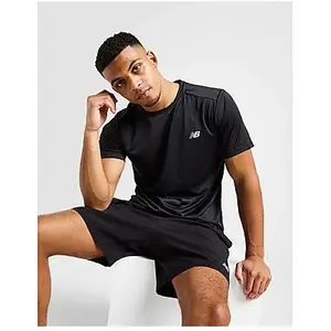 New Balance T-shirt Essential Run Homme - Black, Black XXL pas cher