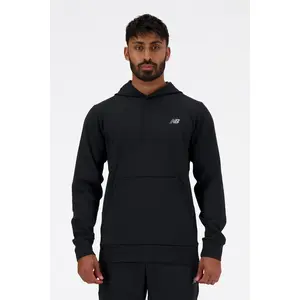 New Balance Mt41139bk Tech Knit Hoodie Black Size: L | Hoodies Outlet | Heren | Zwart pas cher