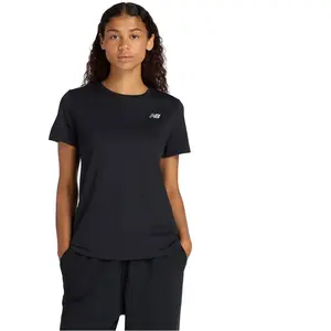 New Balance T-shirt à Manches Courtes Sport Essentials Heathertech pas cher