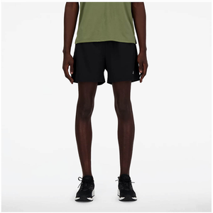 New Balance Sport Essentials Lined Short 5  Mannen Zwart pas cher