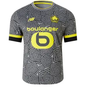 New Balance Troisième Maillot LOSC Lille 2024/25 Junior - Grey, Grey M pas cher